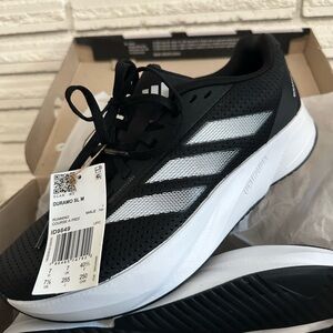 Adidas Black and White Duramo Sneakers